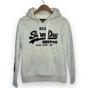 Superdry Sweatshirt VINTAGE LOGO EMBOSS FLOCK Size 8